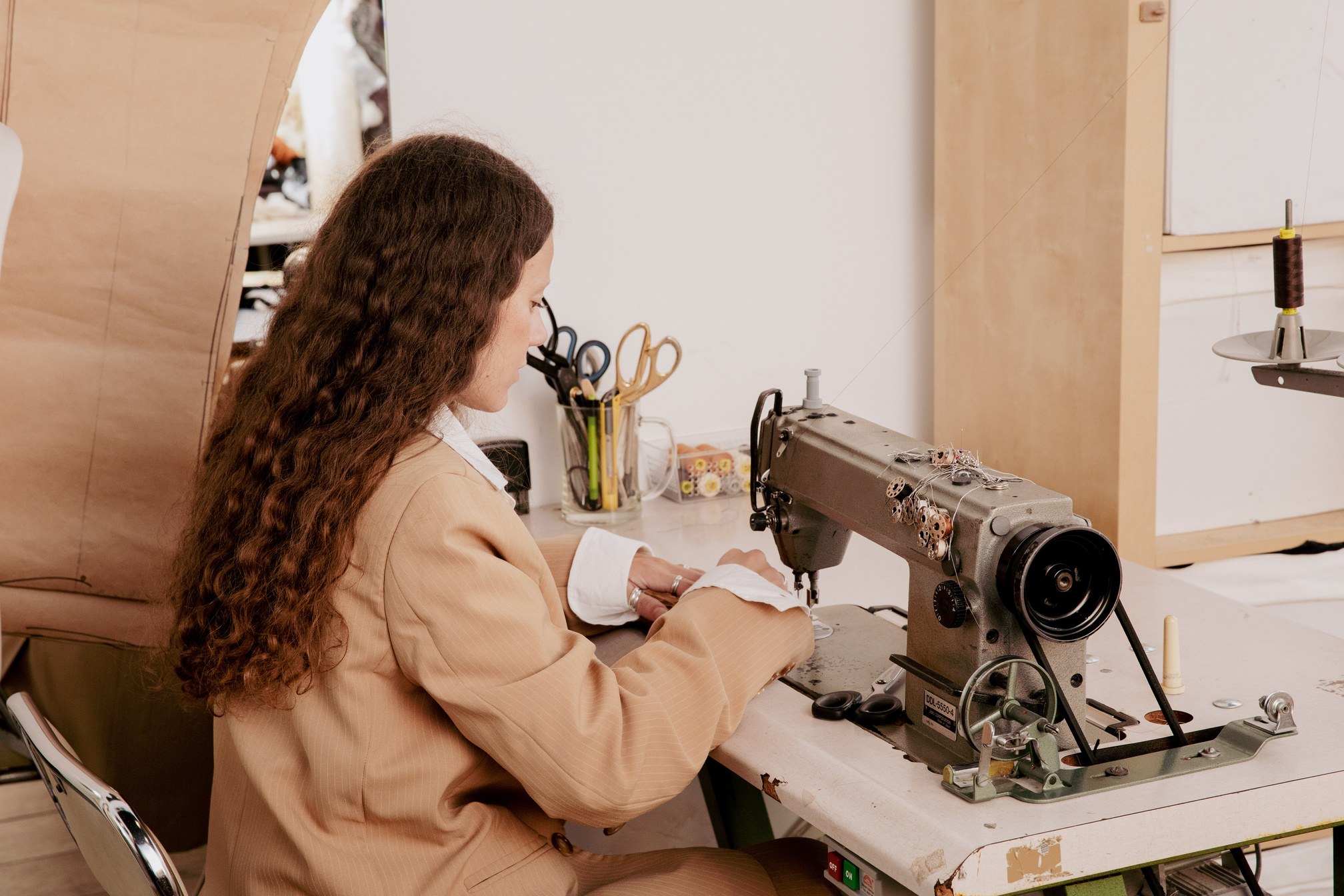 Fashion Designer Sewing